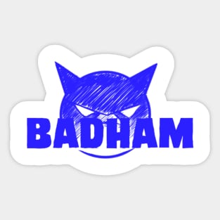 Badham Logo- Blue Design Sticker